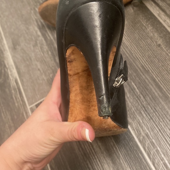 Coach booties. Very worn and loved—- read description and see pictures - Picture 3 of 4